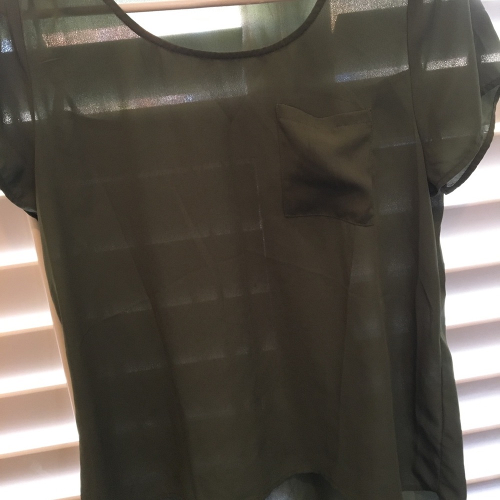 Olive Green Top